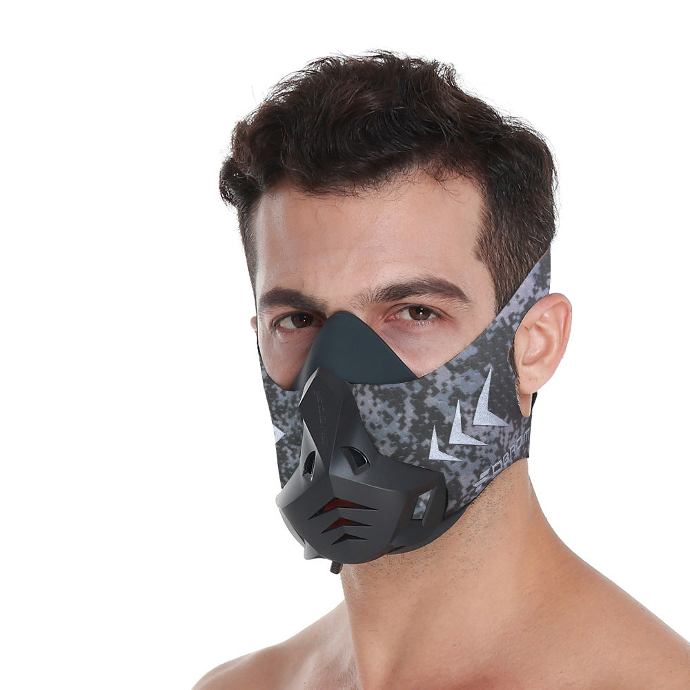 FDBRO Sport Mask Adjustable Training Oxygen Control Face Mask for Running