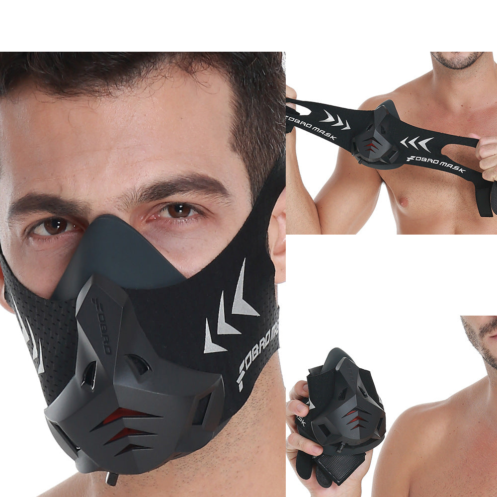 FDBRO Sport Mask Adjustable Training Oxygen Control Face Mask for Running