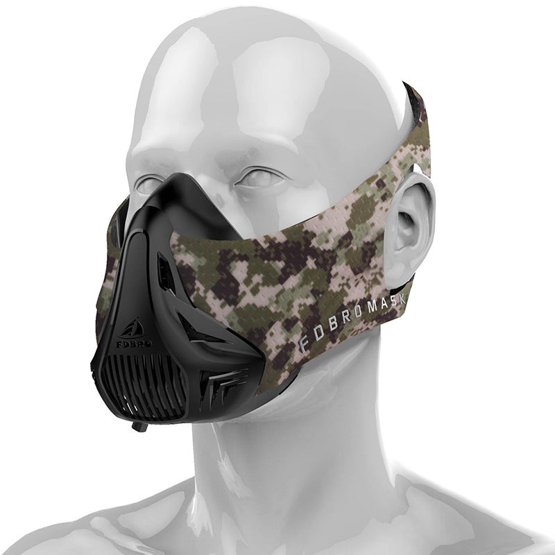 FDBRO Sport Mask Adjustable Training Oxygen Control Face Mask for Running